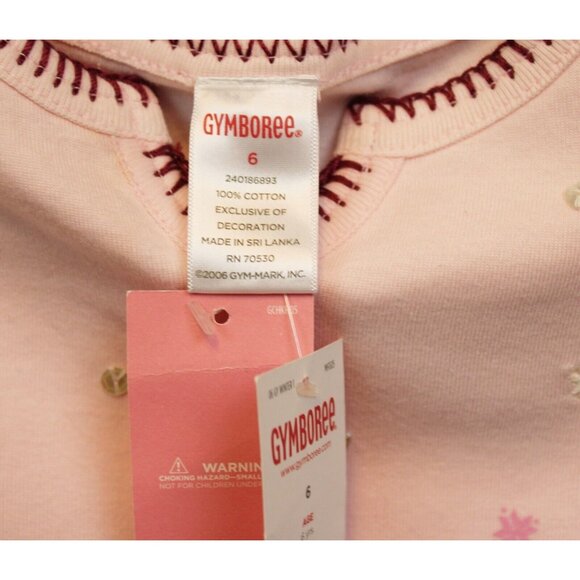 2006 Gymboree Park City Luxe Pink Chilly Mountain Shirt sz 6 NWT Embroidery Cute - Picture 6 of 6